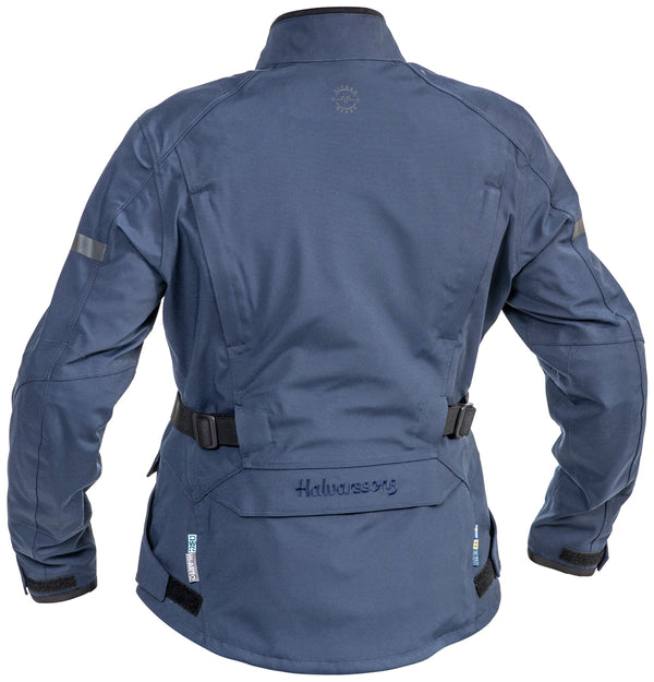 Halvarssons Gruven Damen Motorradjacke Blau