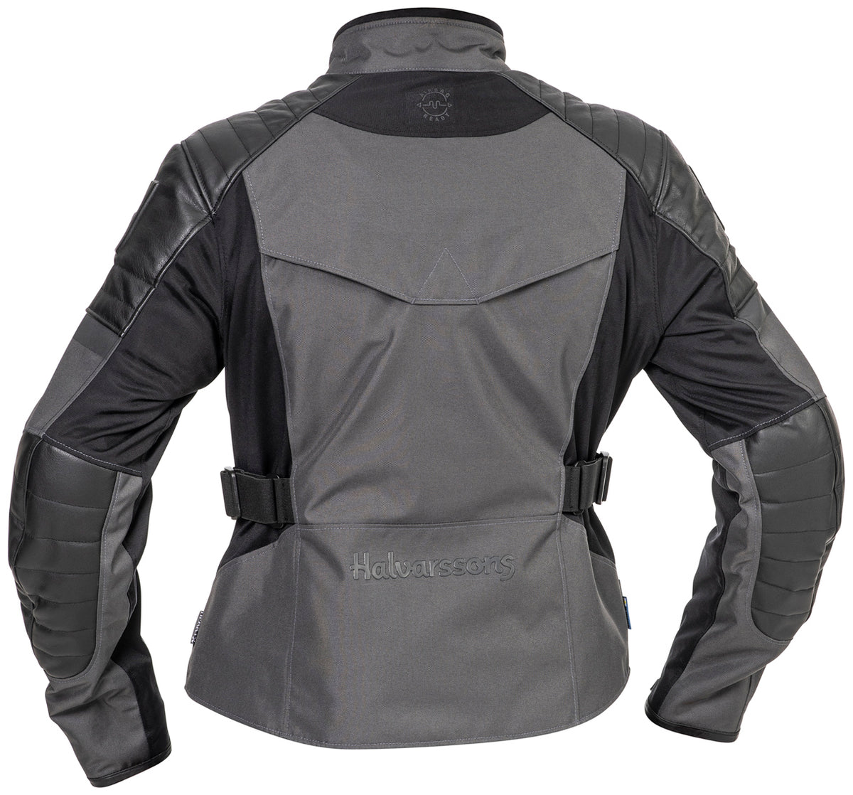 Halvarssons Solberg Dames Motorjas Donker/Grijs/Zwart
