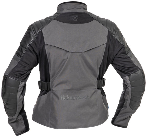 Halvarssons Solberg Dames Motorjas Donker/Grijs/Zwart