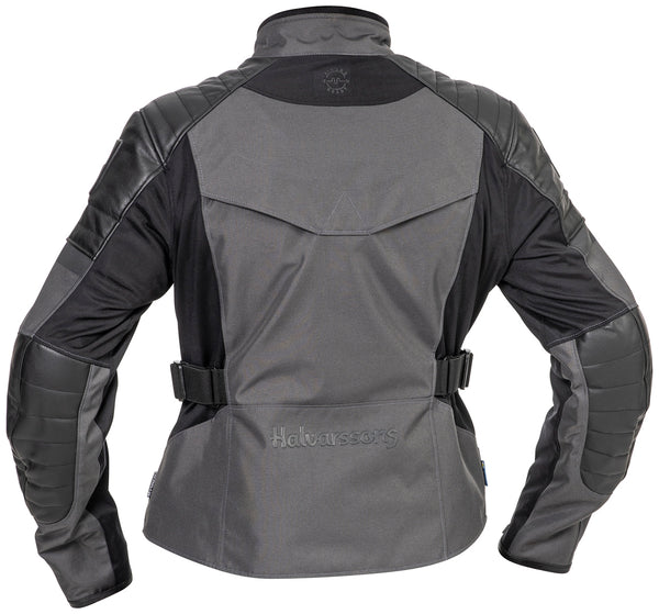 Halvarssons Solberg Damen Motorradjacke Dunkel/Grau/Schwarz