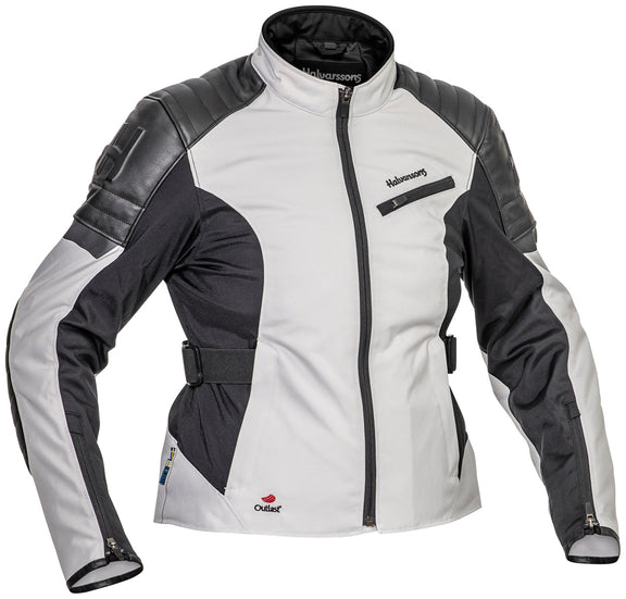 Halvarssons Solberg Dames Motorjas Licht/Grijs/Zwart