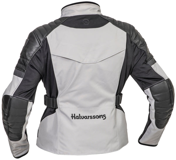 Halvarssons Solberg Damen Motorradjacke Hell/Grau/Schwarz