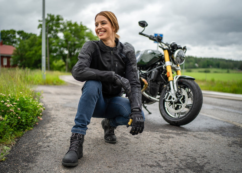 Halvarssons Arvika Dames Motorjas Zwart