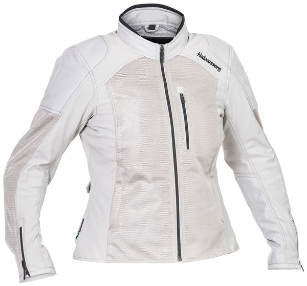 Halvarssons Arvika Damen Motorradjacke Hell/Grau