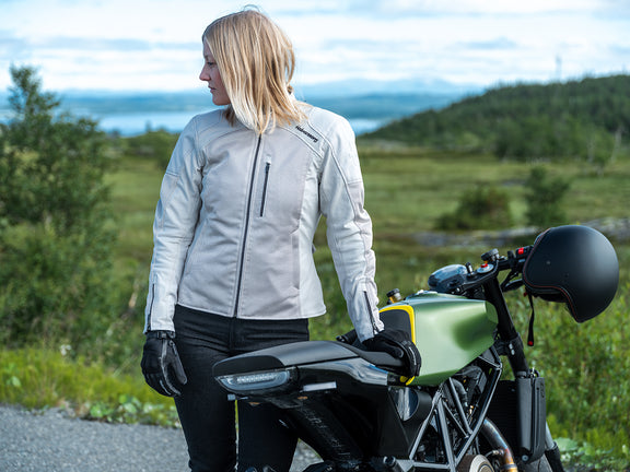 Halvarssons Arvika Dames Motorjas Licht/Grijs