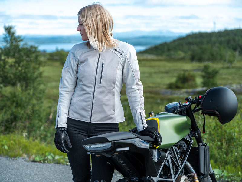 Halvarssons Arvika Dames Motorjas Licht/Grijs