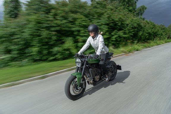 Halvarssons Arvika Dames Motorjas Licht/Grijs