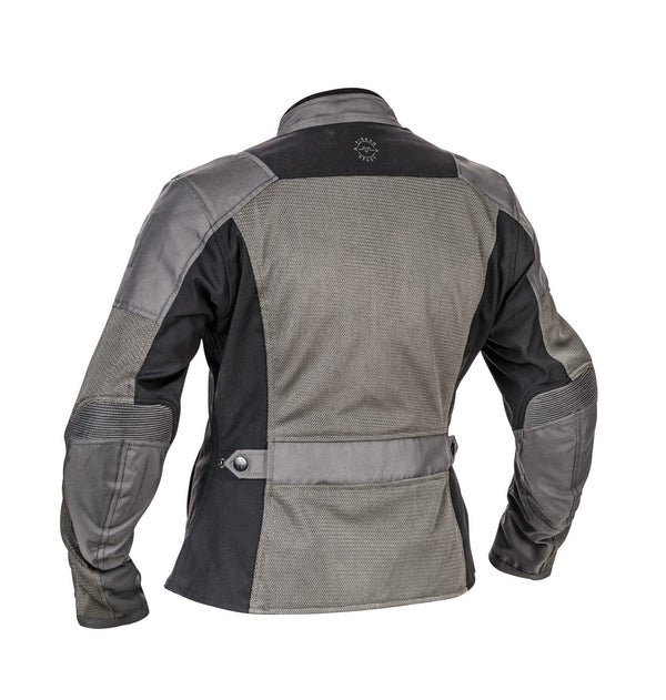 Halvarssons Arvika Damen Motorradjacke Schwarz/Grau