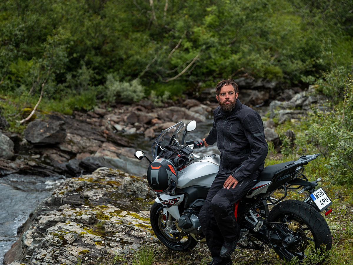 Halvarssons Gruven Motorjas Zwart