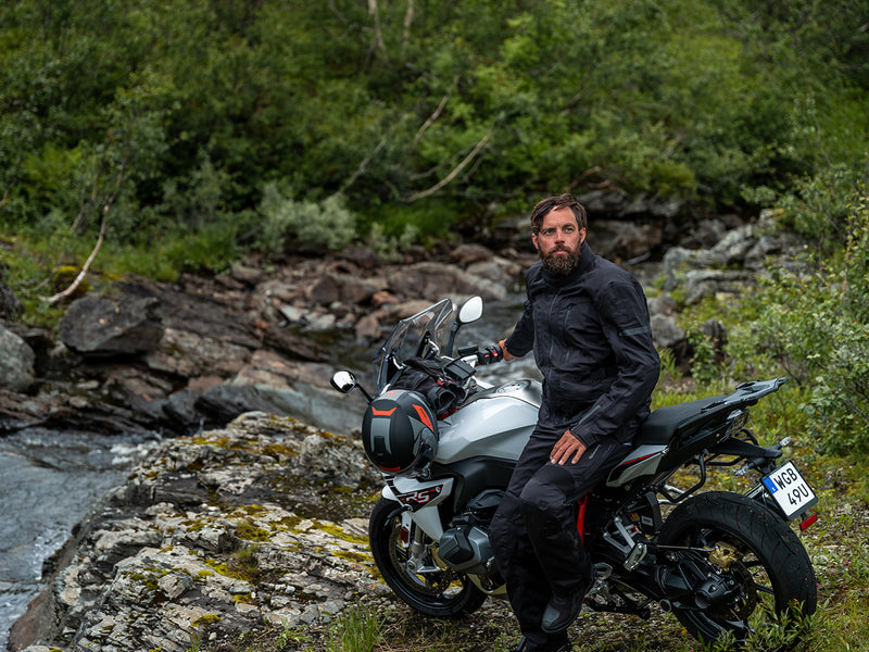 Halvarssons Gruven Motorjas Zwart