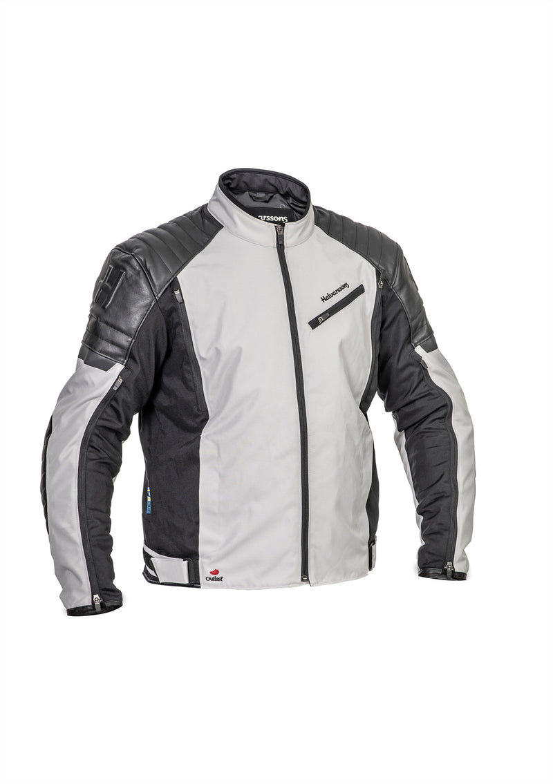 Halvarssons Solberg Motorjas Licht/Grijs/Zwart