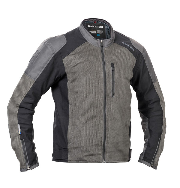 Halvarssons Arvika Motorcycle Jacket Black/Grey
