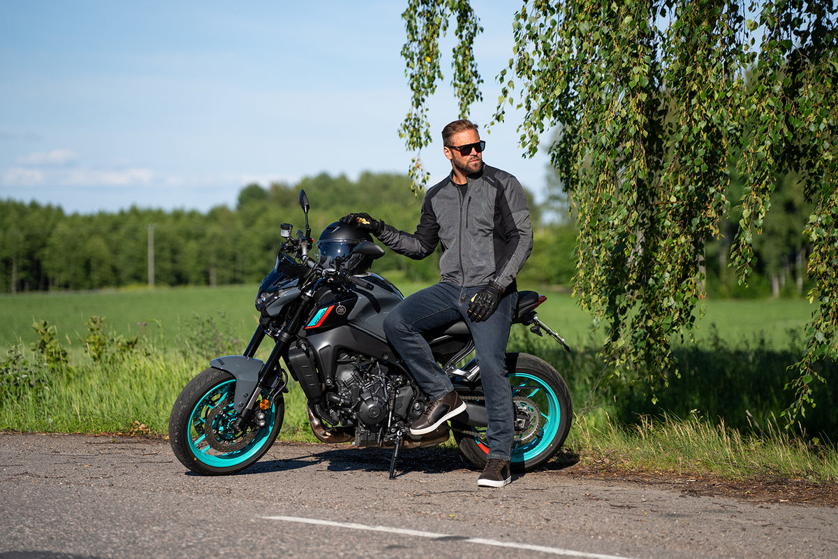 Halvarssons Arvika Motorjas Zwart/Grijs