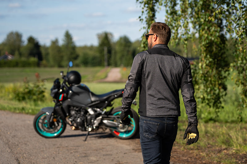 Halvarssons Arvika Motorjas Zwart/Grijs
