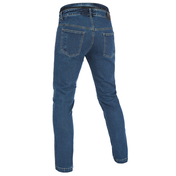 Halvarssons Nyberg Motorcycle Trousers Blue - Short leg