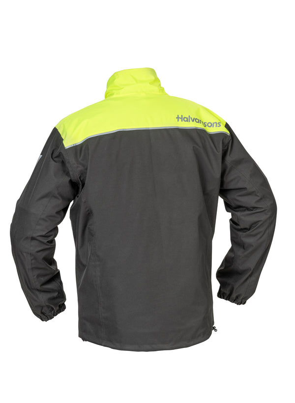Halvarssons Bofallet Regenkombi Leuchtgelb/Schwarz