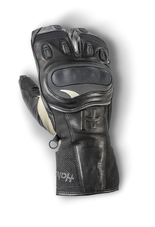 Halvarssons Duved Motorradhandschuhe Schwarz/Grau