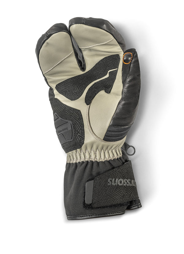 Halvarssons Duved Motorradhandschuhe Schwarz/Grau