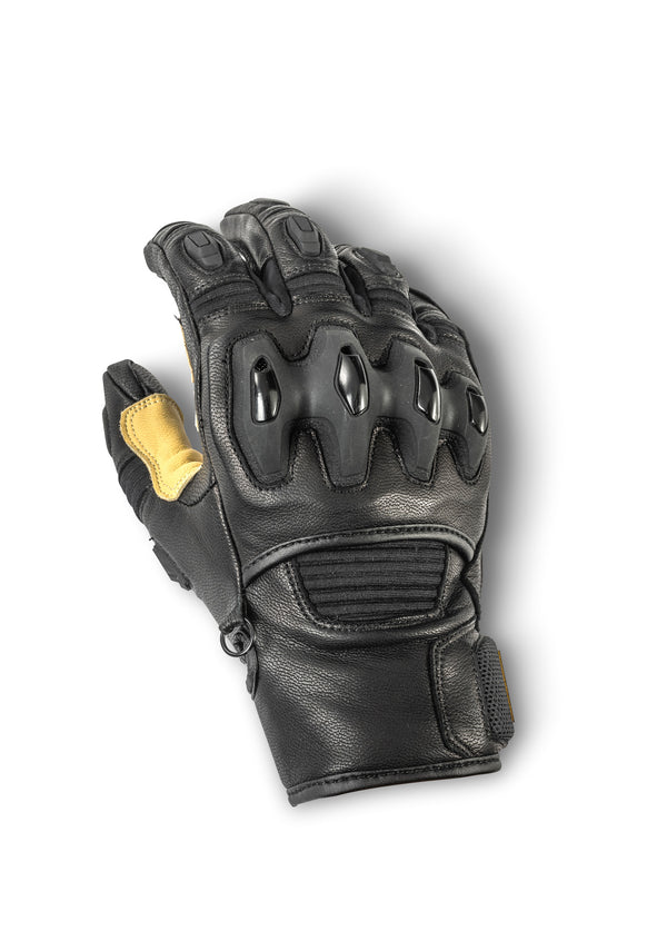 Halvarssons Flon Motorradhandschuhe Schwarz/Beige