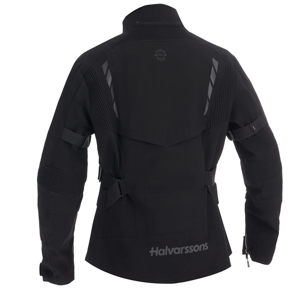 Halvarssons Vinvallen Ladies Motorcycle Jacket Black