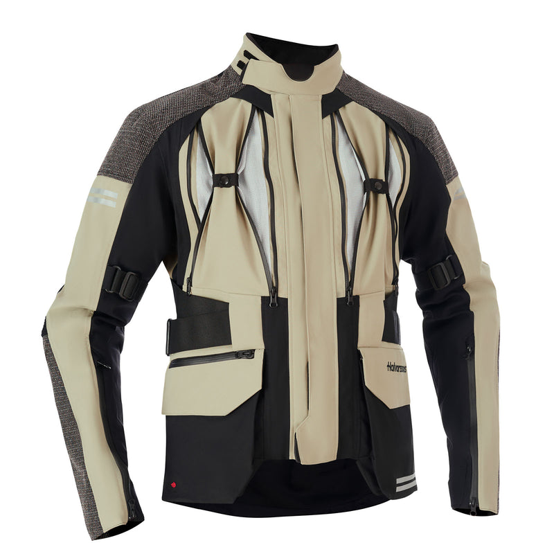Halvarssons Dalen Khaki/Black Motorjas