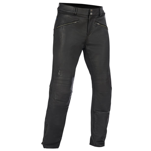 Halvarssons Storhagen Leren Motorbroek Zwart