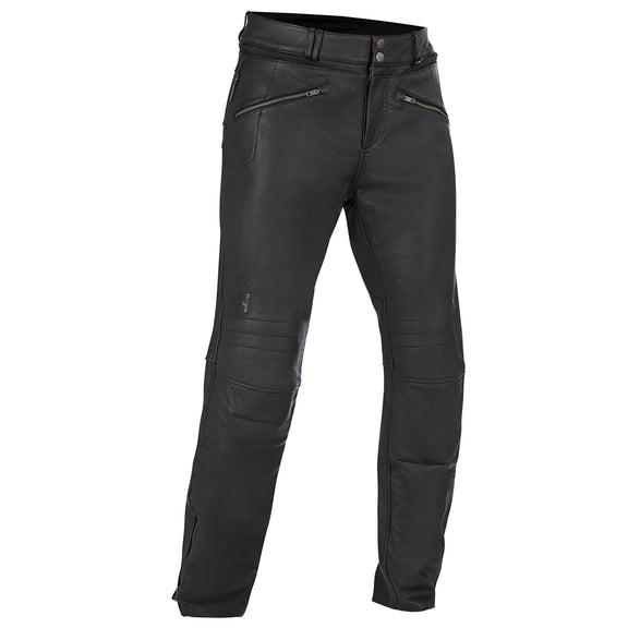 Halvarssons Storhagen Leren Motorbroek Zwart