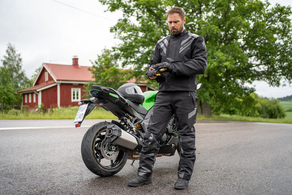 Halvarssons H80 Motorjas Zwart