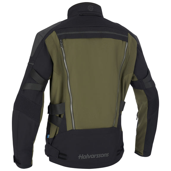 Halvarssons Mora V2 Motorjas Olijfgroen