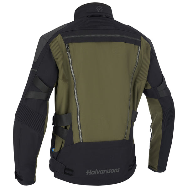 Halvarssons Mora V2 Motorjas Olijfgroen