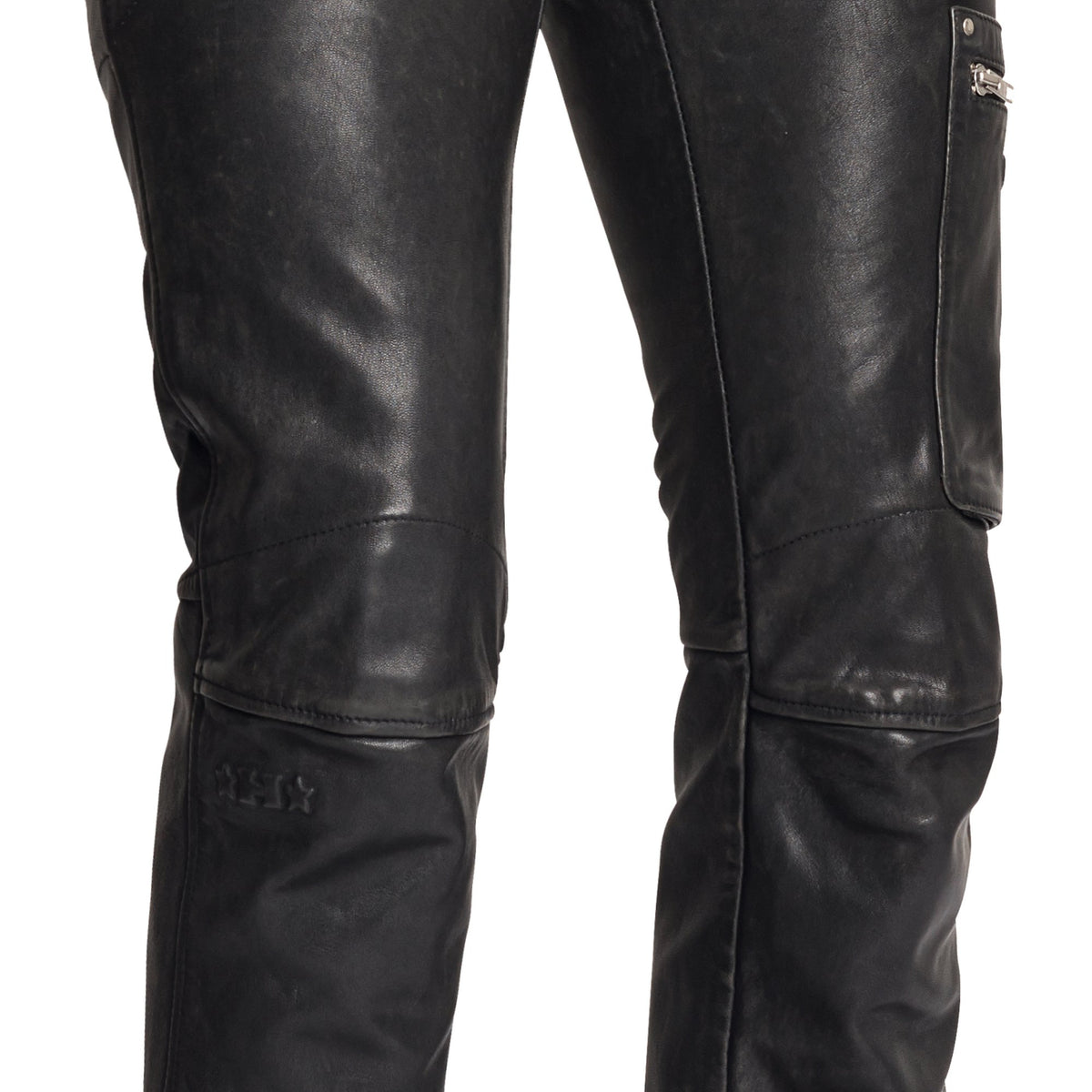 Halvarssons Rider Dames Leren Motorbroek Zwart