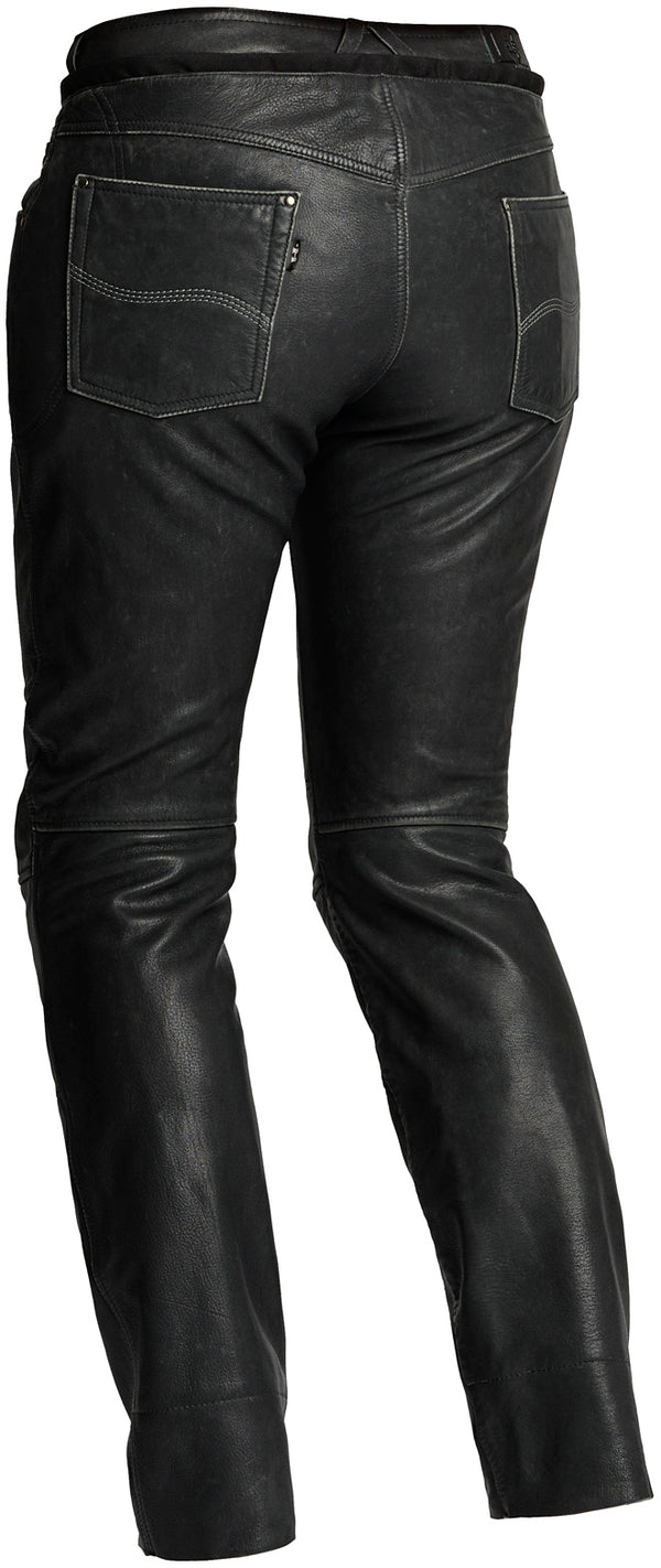 Halvarssons Seth Women's Leather Motorcycle Trousers Black