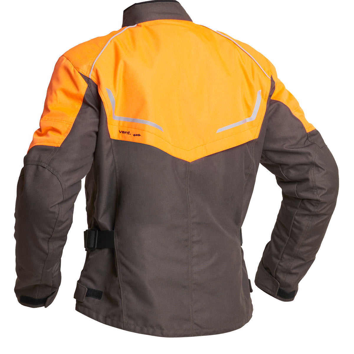 Lindstrands Halden Motorjas Groen/Oranje