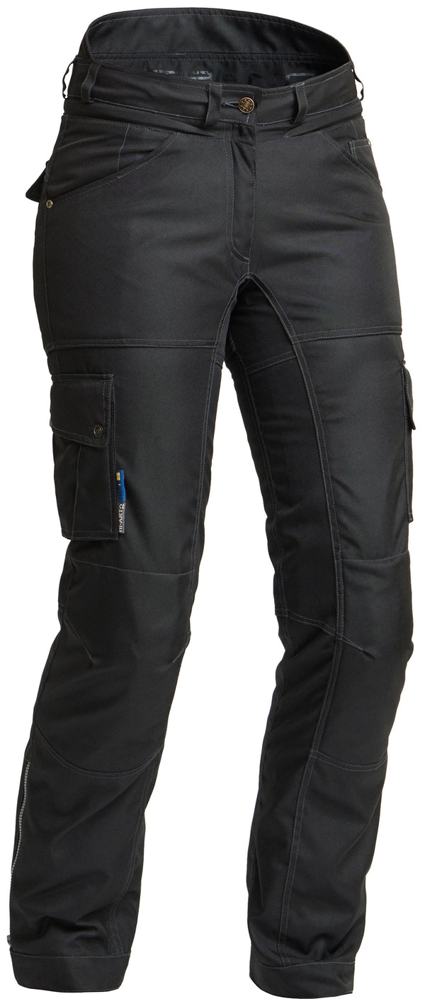 Lindstrands Textile Zion Dames Motorbroek Zwart