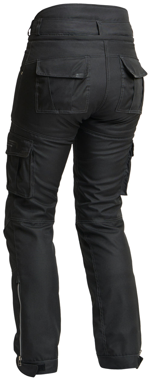 Lindstrands Textile Zion Dames Motorbroek Zwart