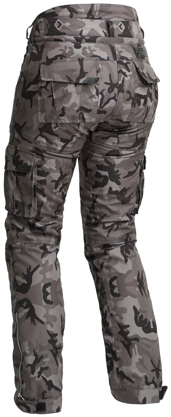 Lindstrands Textile Zion Dames Motorbroek Camouflage