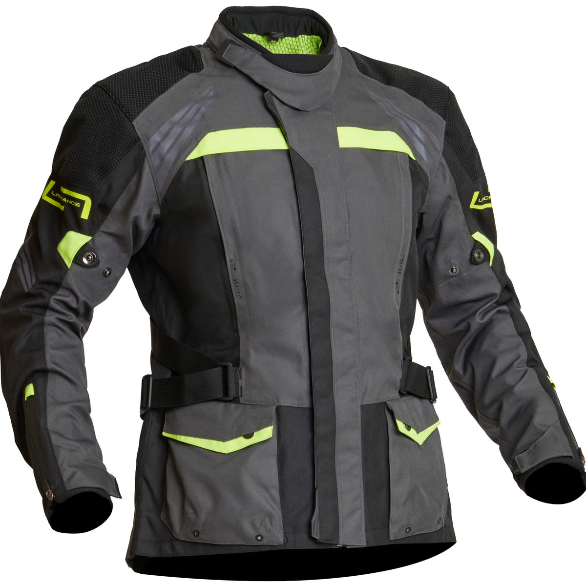 Lindstrands Transtrand Motorjas Grijs/Geel