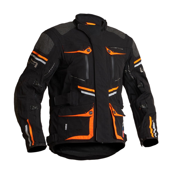 Lindstrands Sunne Motorjas Zwart/Oranje