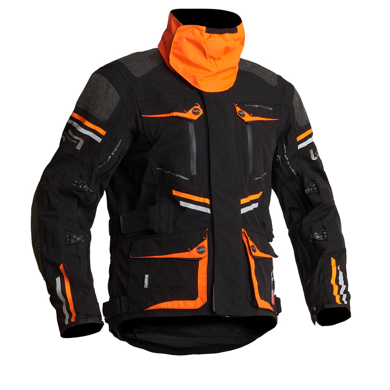 Lindstrands Sunne Motorjas Zwart/Oranje