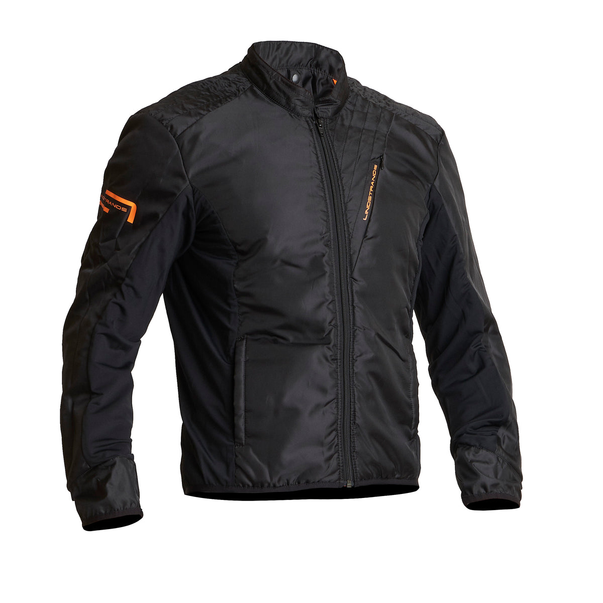 Lindstrands Sunne Motorjas Zwart/Oranje