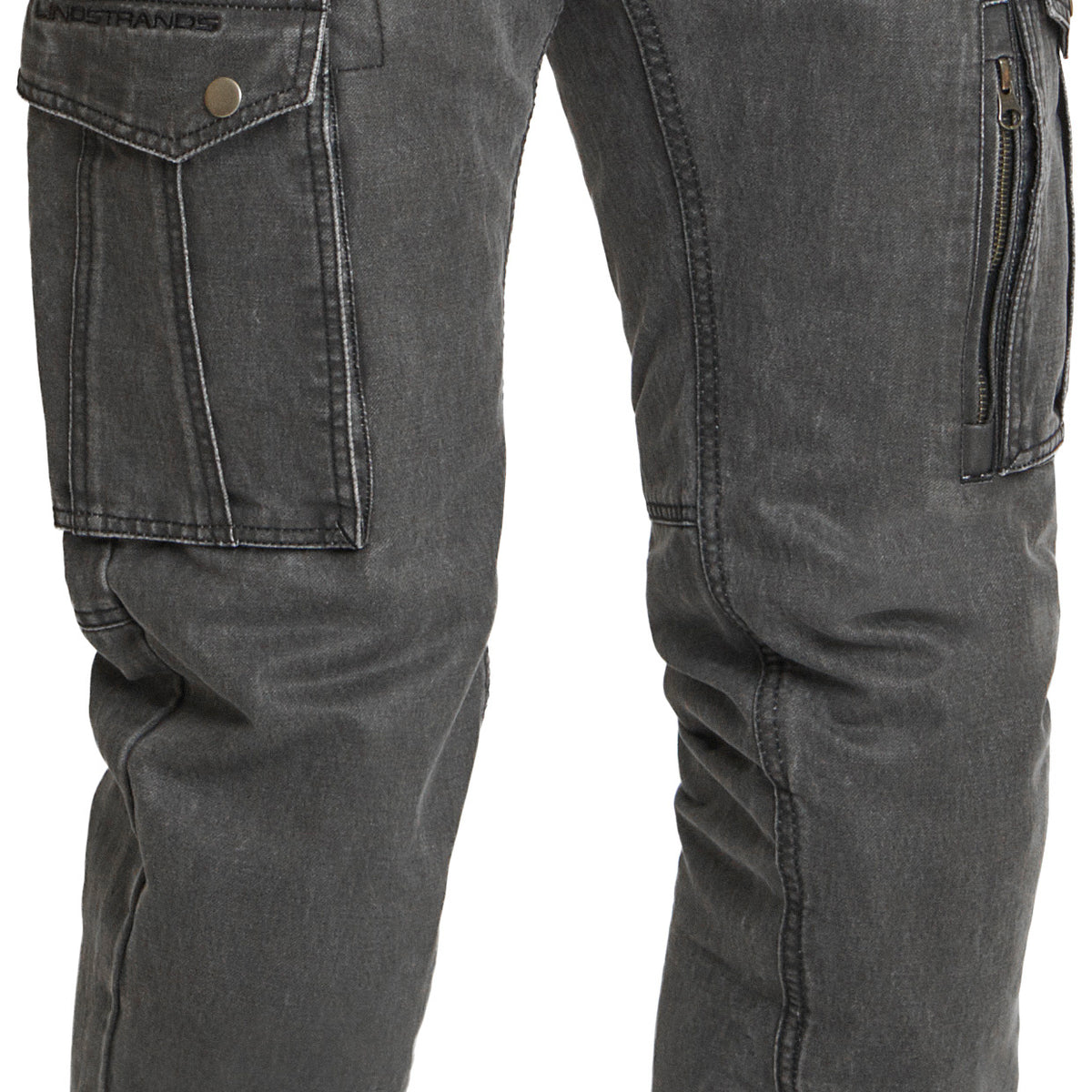 Lindstrands Cargo Luvos Motorbroek Grijs