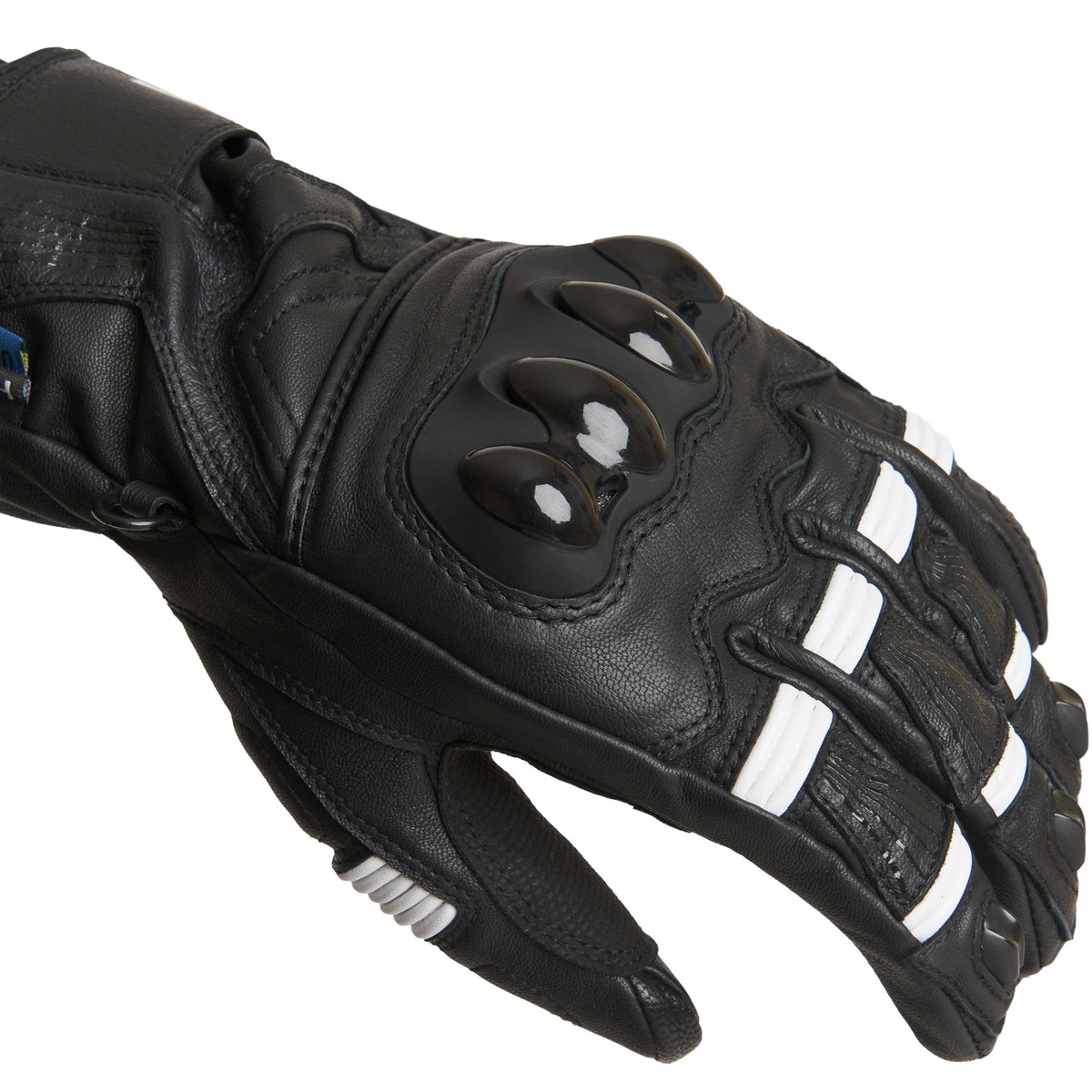 Lindstrands Backa Motorhandschoenen Zwart/Wit