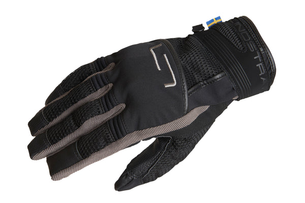 Lindstrands Nyhusen Motorhandschoenen Zwart/Grijs