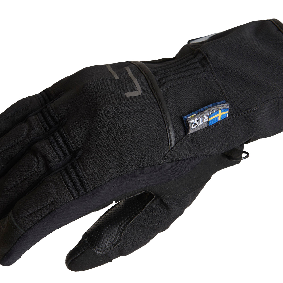 Lindstrands Lillmon Motorhandschoenen Zwart/Grijs