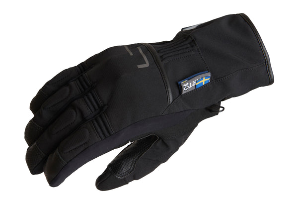Lindstrands Lillmon Motorhandschoenen Zwart/Grijs