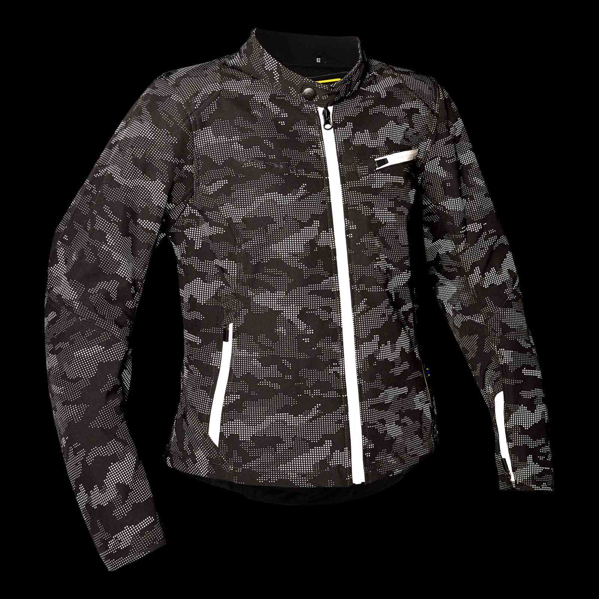 Lindstrands Fryken Black/reflecting pattern Dames Motorjas