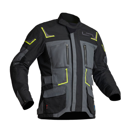 Lindstrands Myrvik Motorjas Grijs/Zwart/Geel