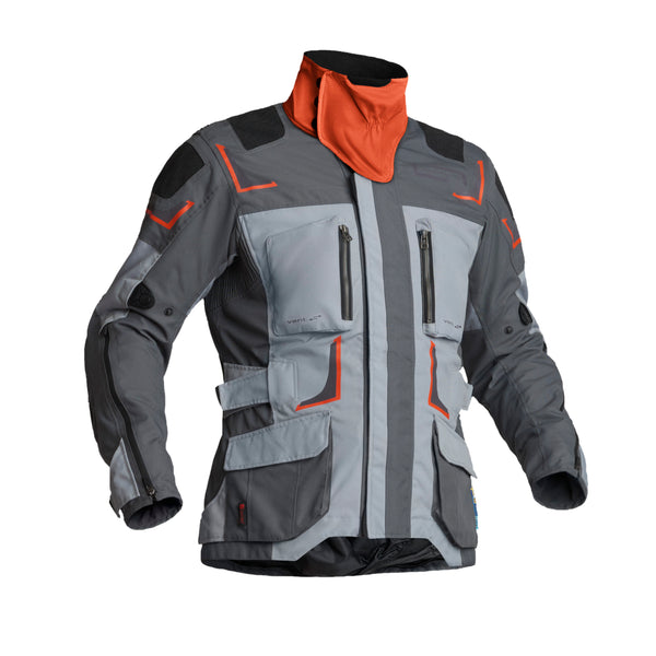 Lindstrands Myrvik Motorjas Licht/Grijs/Zwart/Oranje