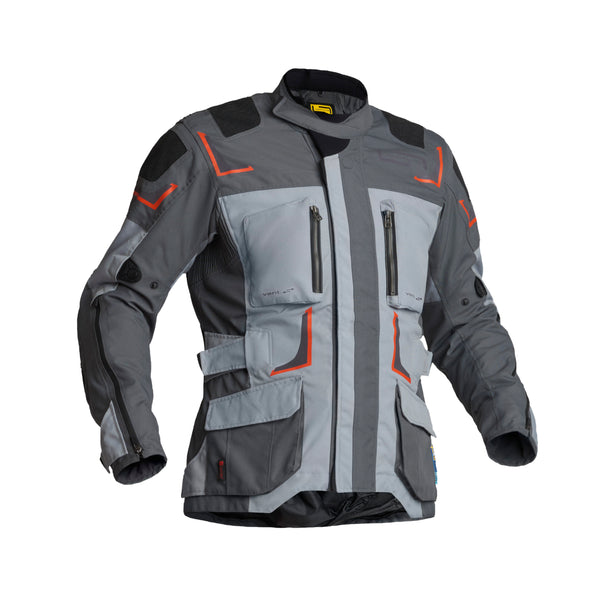 Lindstrands Myrvik Motorjas Licht/Grijs/Zwart/Oranje