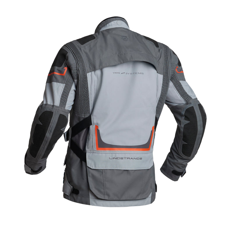 Lindstrands Myrvik Motorjas Licht/Grijs/Zwart/Oranje